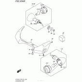 Схема вузла: Поворотники для Suzuki VZ1500 Boulevard M90