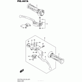 Схема вузла: Ручки керма для Suzuki GSX-R750