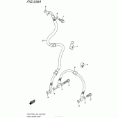 Схема вузла: Front Brake Hose (Gsx-S750L5 E03) для Suzuki GSX-S750