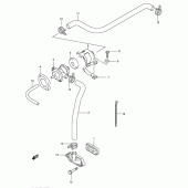 Схема вузла: Система індукції повітря для Suzuki UH150 Burgman
