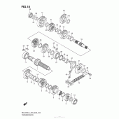 Схема узла: Трансмиссия для Suzuki RM-Z250