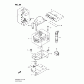 Схема узла: Электрооборудование (Gsr750uel1 e21) для Suzuki GSR750
