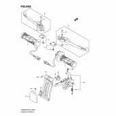 Схема вузла: Ручки керма (An650az/k8) для Suzuki AN650 Burgman (EU analogue of SkyWave)