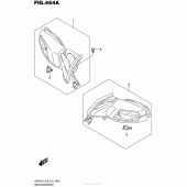 Схема вузла: Дзеркало заднього виду для Suzuki AN650 Burgman (EU analogue of SkyWave)