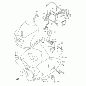 Схема вузла: Instalation parts (Model n/p/r/t) для Suzuki RGV250