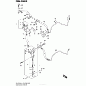 Схема узла: Задний тормозной цилиндр (Gsx1300Ral5 E28) для Suzuki GSX1300 Hayabusa