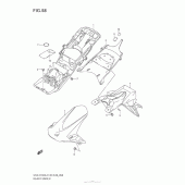 Схема узла: Заднее крыло для Suzuki GSX-R750