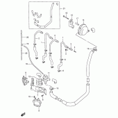 Схема узла: Система индукции воздуха (Model v e18, e39) для Suzuki GSX-R750