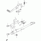 Схема вузла: Підставка для Suzuki GSX-R600