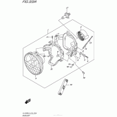 Схема вузла: Фара для Suzuki VL1500 Boulevard C90 BOSS