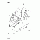 Схема узла: Фара (Gsx650ful1 e21) для Suzuki GSX650