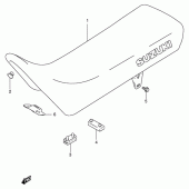 Схема вузла: Сидіння для Suzuki DF125