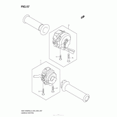 Схема вузла: Пульт управління рульовий (Gsx1300Ral3 E03) для Suzuki GSX1300 Hayabusa