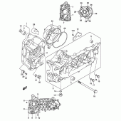 Схема вузла: Картер двигуна для Suzuki UH150 Burgman