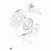 Схема вузла: Привід стартера для Suzuki GS500