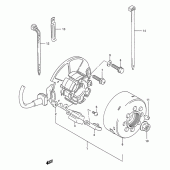 Схема вузла: Статор & Ротор для Suzuki RM250