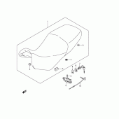 Схема узла: Сиденье для Suzuki DL650 V-Strom