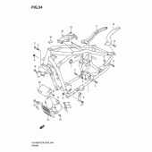 Схема вузла: Рама для Suzuki VL1500 Boulevard C90T