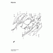 Схема вузла: Бічні панелі (Model k9) для Suzuki GSX-R750