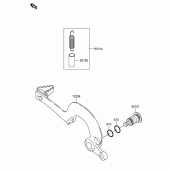 Схема вузла: Лапка гальма для Suzuki RM-Z250
