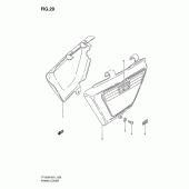Схема вузла: Бічні панелі (Model x) для Suzuki TF125