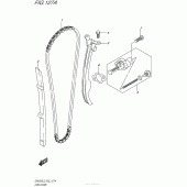 Схема вузла: Ланцюг ГРМ & Натягувач & Заспокоювач для Suzuki GW250 Inazuma