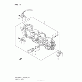 Схема вузла: Throttle Body (Gsx1300Ral3 E33) для Suzuki GSX1300 Hayabusa