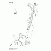 Схема узла: Рулевая траверса для Suzuki GSX-R600