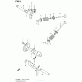 Схема узла: Распредвал & Клапан для Suzuki UH200 Burgman