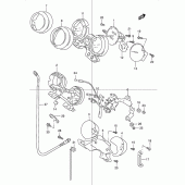 Схема узла: Спидометр для Suzuki GSX1200