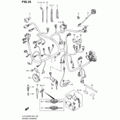 Схема вузла: Електропроводка Suzuki VLR1800 Intruder C1800R/ Boulevard C109R