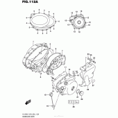 Схема узла: Крышки картера (Vl1500Bl7 E03) для Suzuki VL1500 Boulevard C90T B.O.S.S