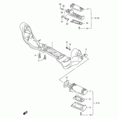 Схема узла: Подножки для Suzuki VS1400 Intruder 1400