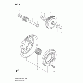 Схема узла: Привод стартера для Suzuki DR-Z400 DR-Z400SM