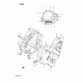 Схема вузла: Кришки картера для Suzuki DR250