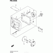 Схема вузла: Фара для Suzuki DR650 DR650SE