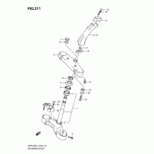 Схема вузла: Рульова траверса Suzuki VZR1800 Intruder M1800R/ Boulevard M109R
