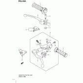 Схема вузла: Ручки керма (Model l0) для Suzuki GS500