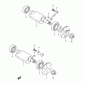 Схема вузла: Балансувальний вал для Suzuki DR800