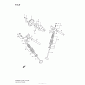 Схема узла: Распредвал & Клапан для Suzuki DR650 DR650SE
