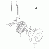 Схема узла: Статор & Ротор для Suzuki DR200 DR200SE