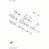 Схема узла: Рычаг прогрессии для Suzuki DR-Z400 DR-Z400S