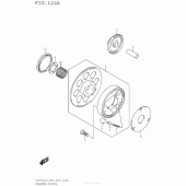 Схема вузла: Привід стартера для Suzuki TU250