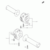 Схема узла: Пульт управления рулевой для Suzuki GSX-R750