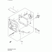 Схема узла: Фара (Model k2/k3/k4) для Suzuki DR-Z400 DR-Z400S