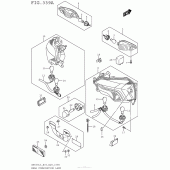 Схема вузла: Задній ліхтар (Стоп-сигнал) для Suzuki AN650 Burgman (EU analogue of SkyWave)