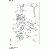 Схема узла: Carburetor (Dr-Z400Sl3 E33) для Suzuki DR-Z400 DR-Z400S
