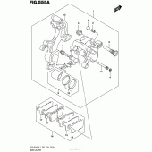 Схема вузла: Задній гальмівний супорт для Suzuki GSX-R1000