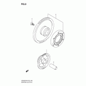 Схема вузла: Привід стартера для Suzuki GSX650