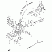 Схема узла: Карбюратор (Front: e18) для Suzuki VS800 Intruder 800
